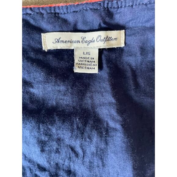 American Eagle Outfitters‎ Size Large Open Cotton Cardigan w/ Western Embroidery - Picture 5 of 6